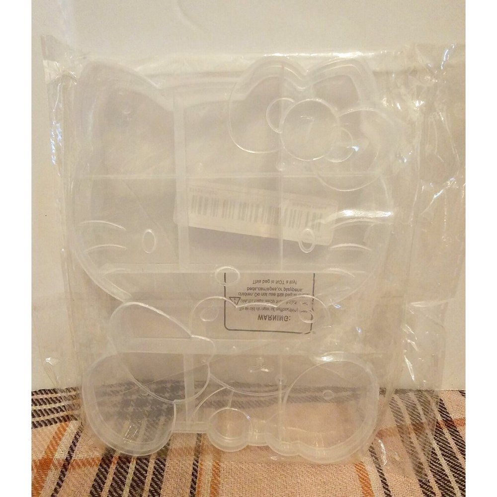 Hello Kitty Container Jewelry Holder Beads Craft Supply 5x6 in
